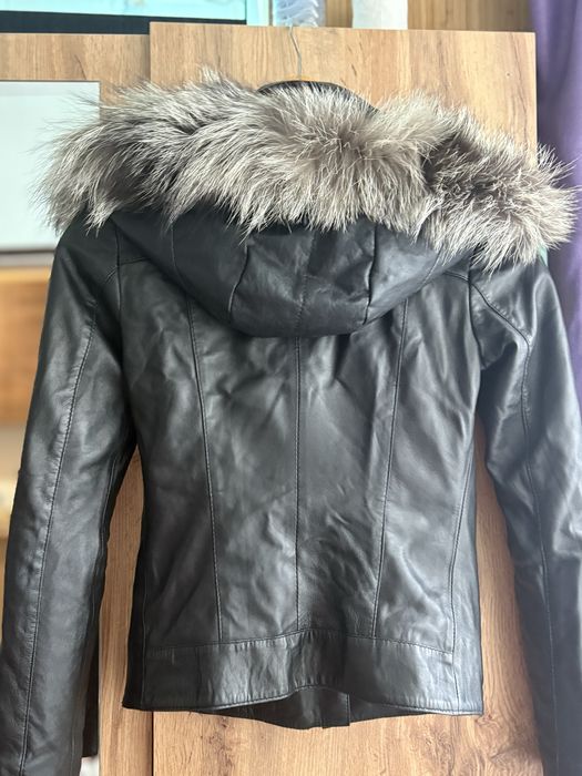 Дамско яке естествена кожа