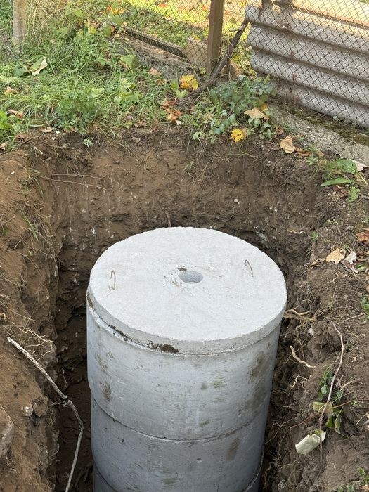 Изграждане на Септични Ями Шахти Канализация с Багер Бетонни Пръстени