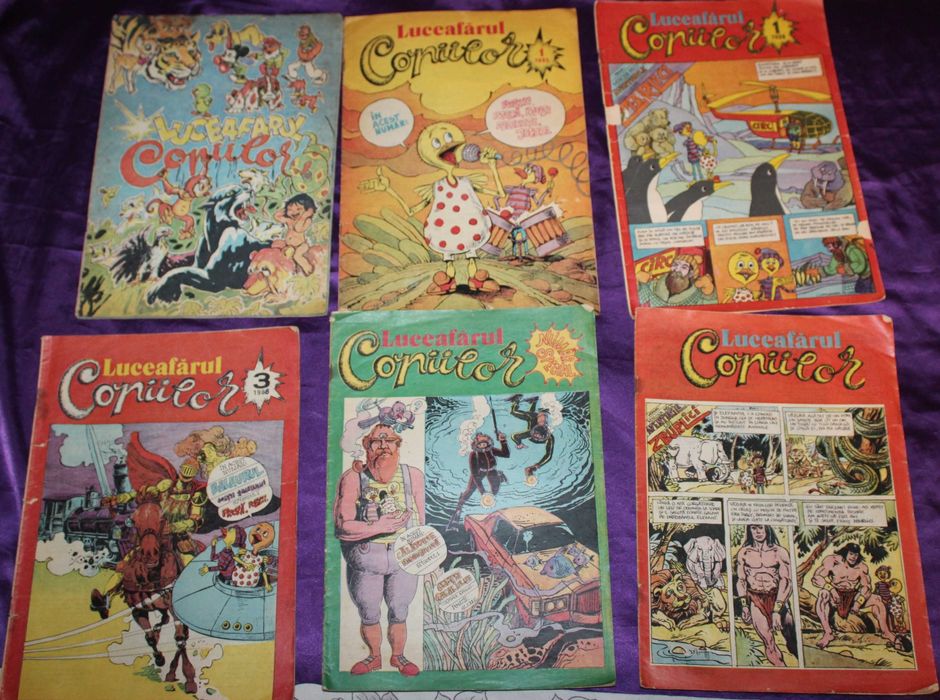 6 reviste Luceafarul copiilor benzi desenate romanesti romana