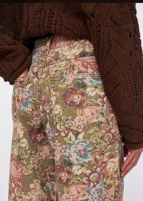 Цветни дамски дънки Liu Jo с финни камъни