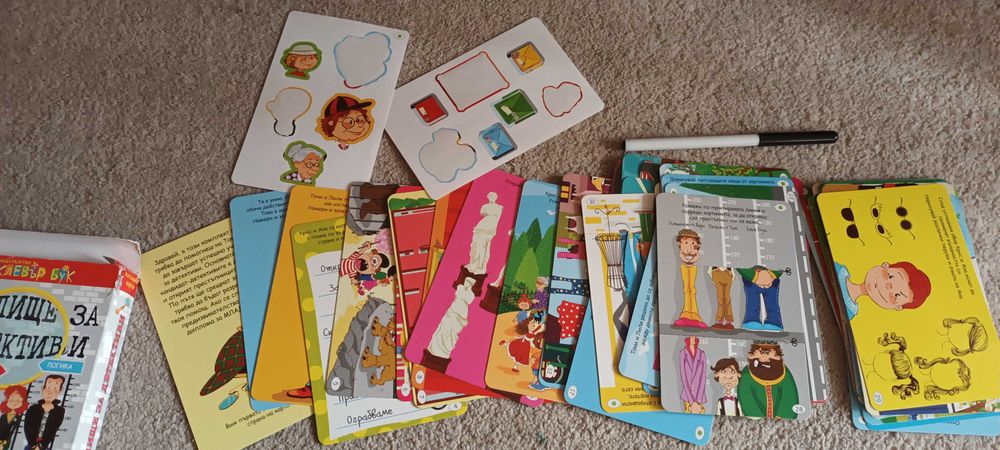 Детски карти Клевър бук, над 5 години -2 комплекта