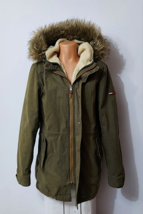 Geaca Parka Hilfiger Denim Forest 2 în 1, vânătoare, munte, nr M