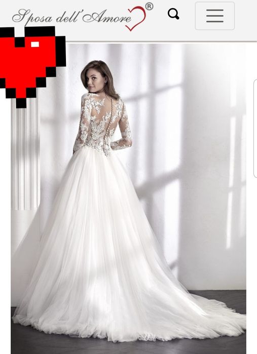 Rochie mireasa model printesa, sposa dell amore colectia st.patrick