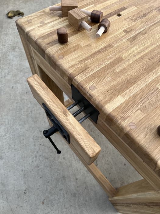 Banc de lucru tamplarie stejar masiv