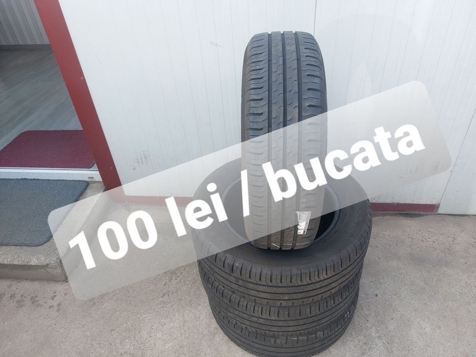 100 lei bucata! Set anvelope de vara 185 65 15 Continental