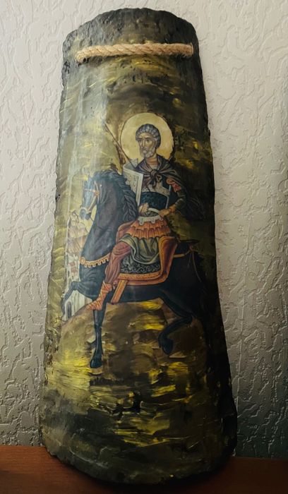 Икона, изработена с восък