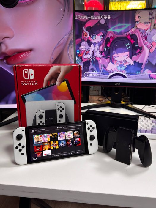 Прошитая Nintendo Switch Oled