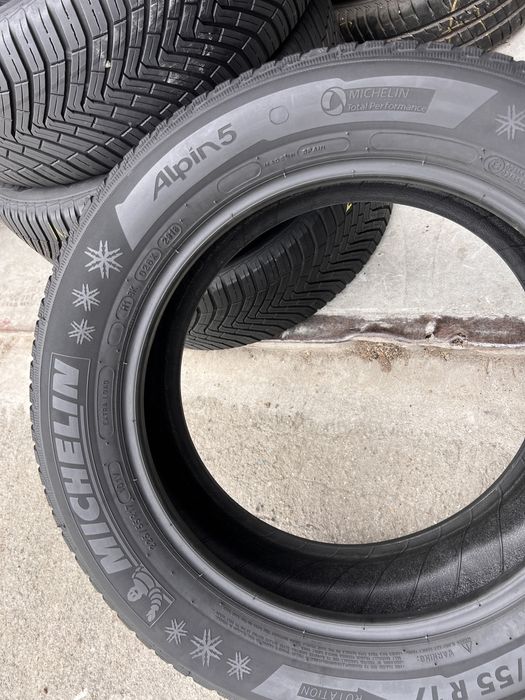 4 anvelope iarna 225/55/17 , Michelin Alpin 5