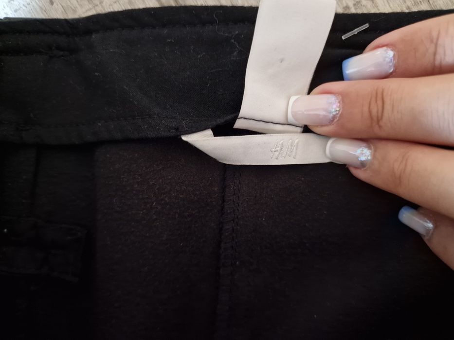 Fusta imitație latex talie înaltă