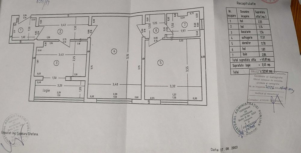 Apartament 2 camere, Craiovita, spatiale