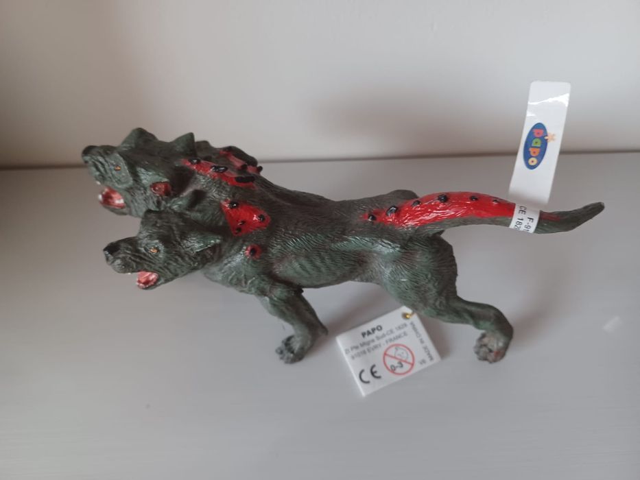Figurina Papo Cerber Galactic jucărie copii mitologie basme lup 3 cape