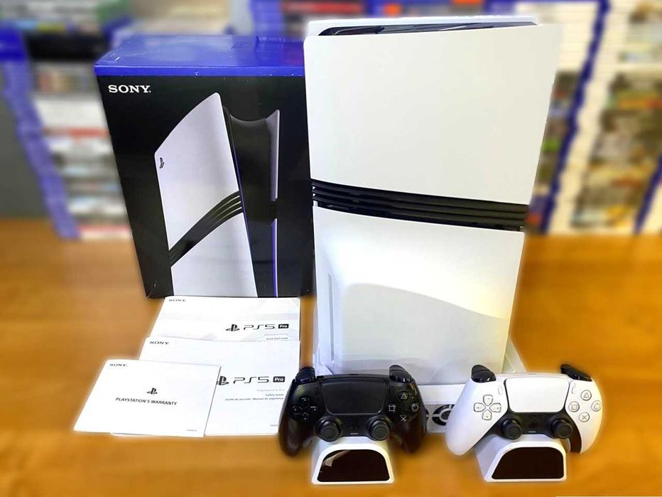 PlayStation 5 Pro 2Tb SSD + Дисковод 2 Геймпада Станция Игры