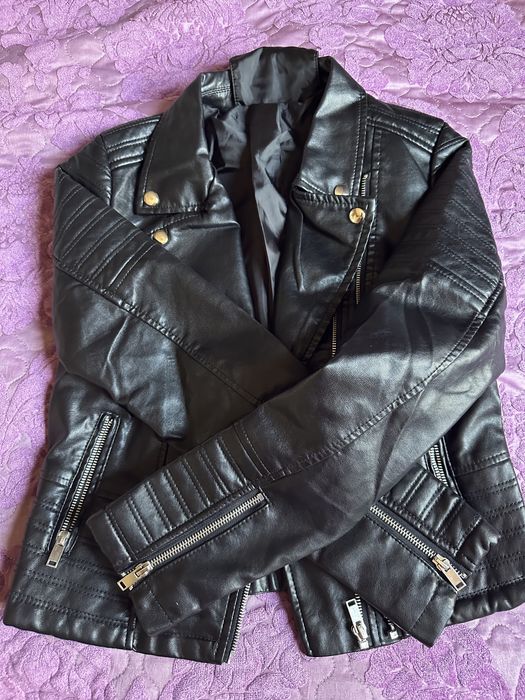 Кожаный куртка
