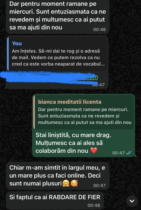 Meditații limba germană