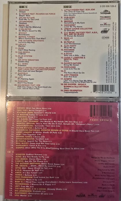 CD-uri originale „Just The Best” – 1995 Vol. 5  și 6