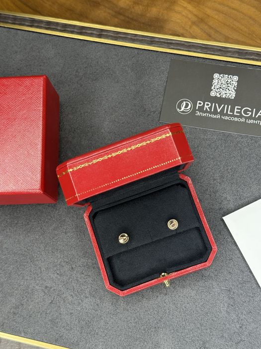 NEW Серьги Cartier love rose gold