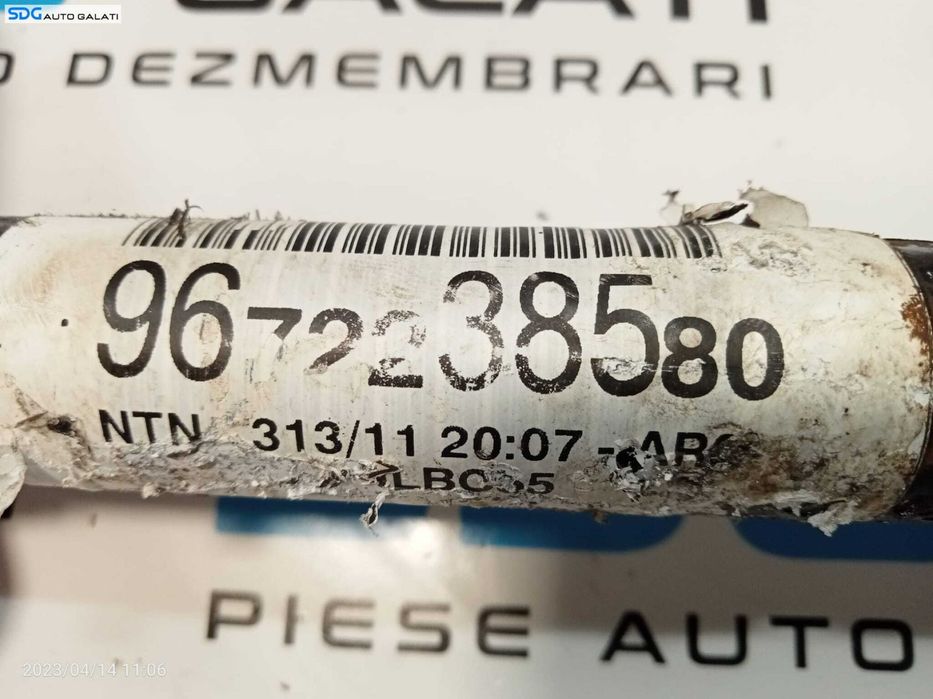 Planetara Stanga Fata Citroen C3 1.4 HDI 2009 - 2016 21 Dinti la Roata Fuzeta si 22 Dinti la Cutie Cod 9672238580 [0025]