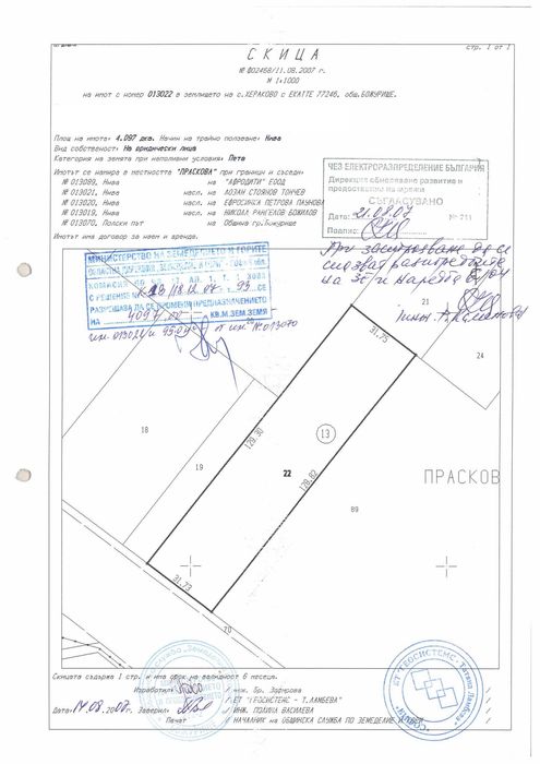 Продават се парцели с лице на Европейски път Е80 в района на Хераково