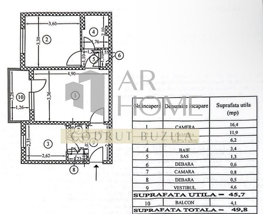 Apartament 2 camere, zona Nord, Ploiesti