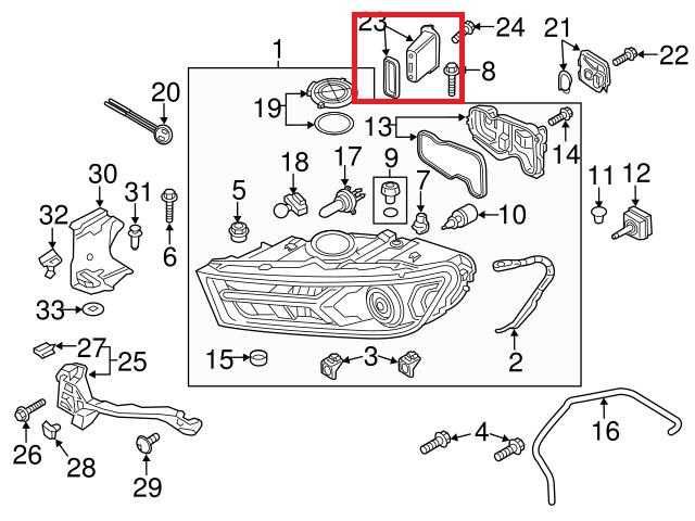 LED модул за DRL светлини в Xenon фар на Audi Q7 2015- 4M0941475