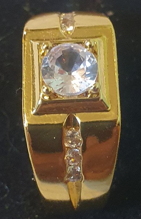 inel/ghiul placat cu Aur