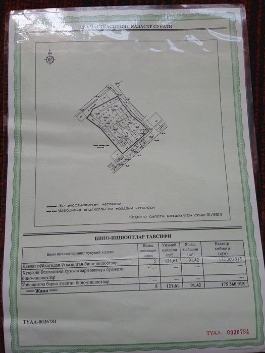 Uchastka sotiladi 90000$