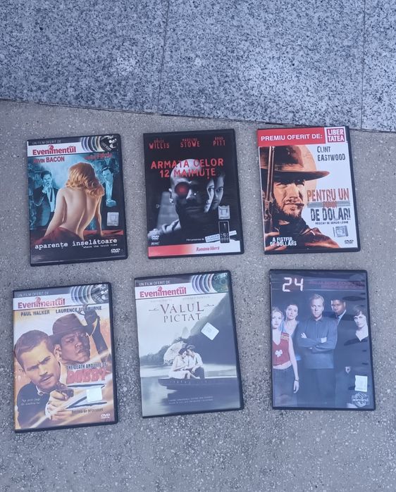 Lot 6 filme, DVD-uri în stare foarte bună