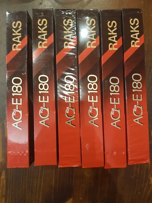 VHS нови касети RAKS 180