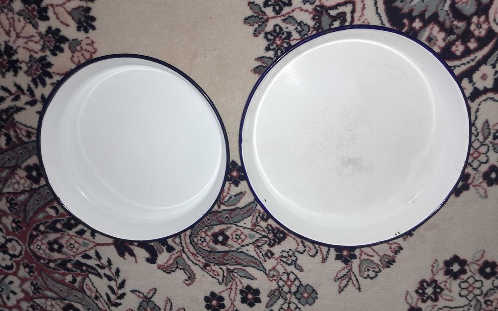 Като нови емайлирани тави