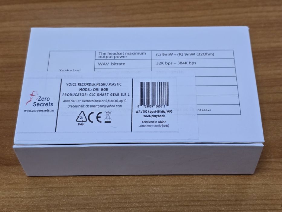 Pix Spion Cu Inregistrare Vocala HD Reportofon