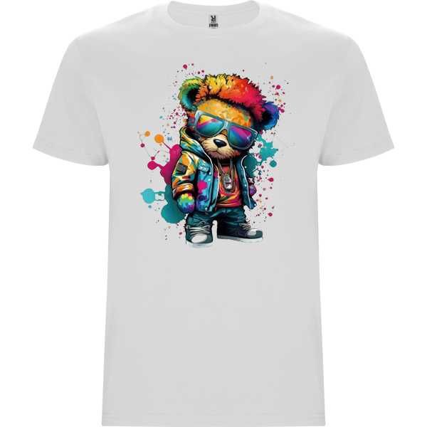 Нова детска тениска с Мече - Hip Hop (RALPH BEAR) в бял или черен цвят