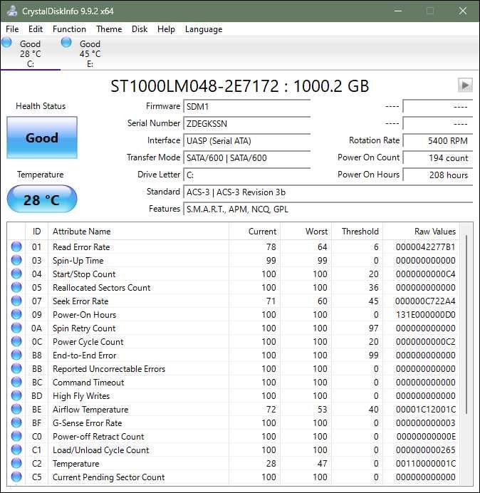 HDD laptop/desktop 1TB Seagate + rack usb 3.0 / 8 zile functionare