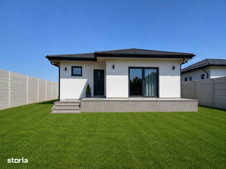 Casa individuala noua, 4 camere, 102 mp utili, teren 330 mp – Str. O