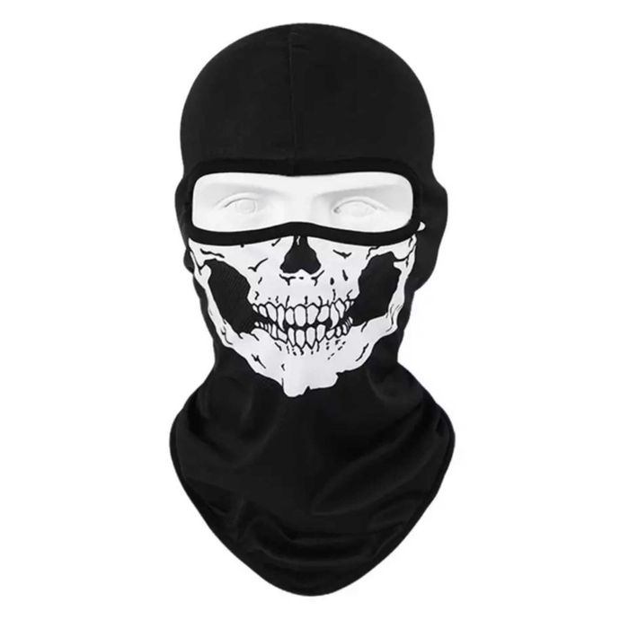 Cagula Balaclava pentru activitati sportive, model Skull