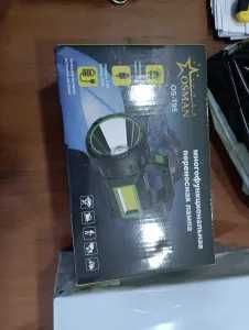 Фонарь аккумуляторный ручной, мощный прожектор, UPS для зарядки соток