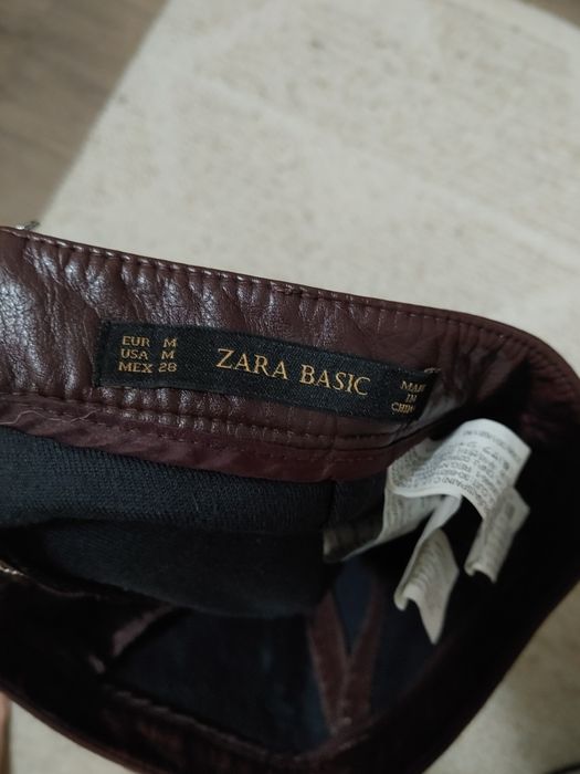 Кожена пола Zara