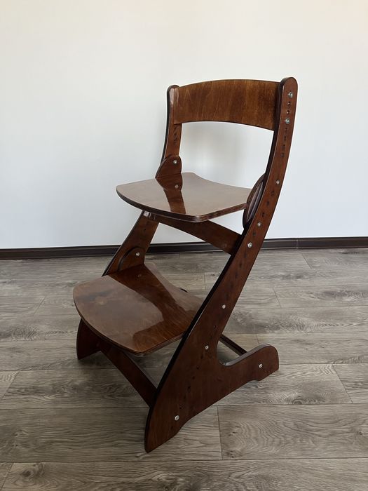 Растущий стул ,детский, ортопедический, из березовой фанеры