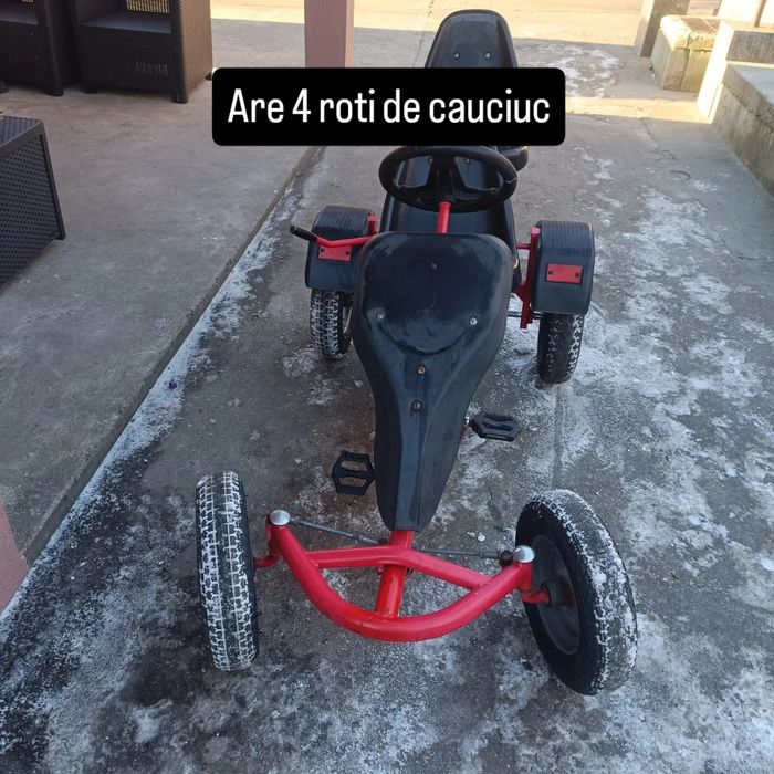 Cart cu pedale 2 locuri