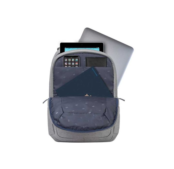 ^ Рассрочка на Портфель RIVACASE 7760 grey Laptop backpack 15.6" / 6