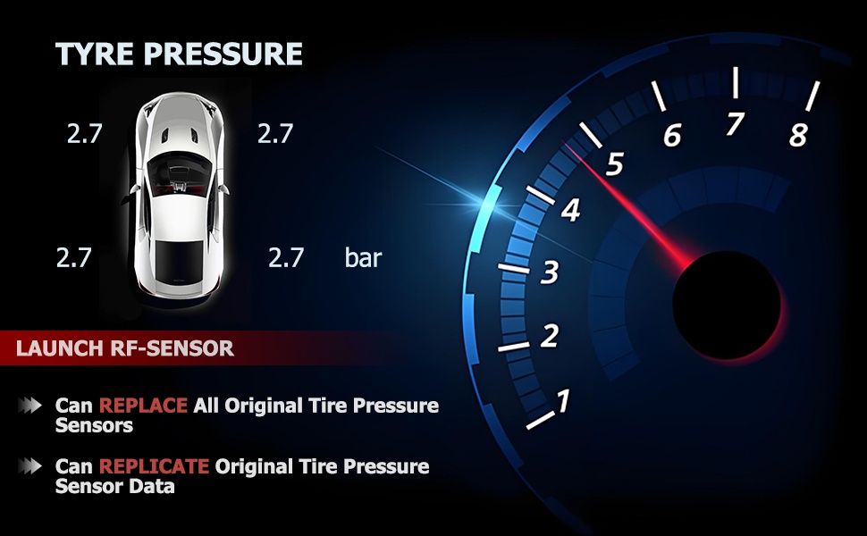 Универсални програмируеми TPMS сензори Launch