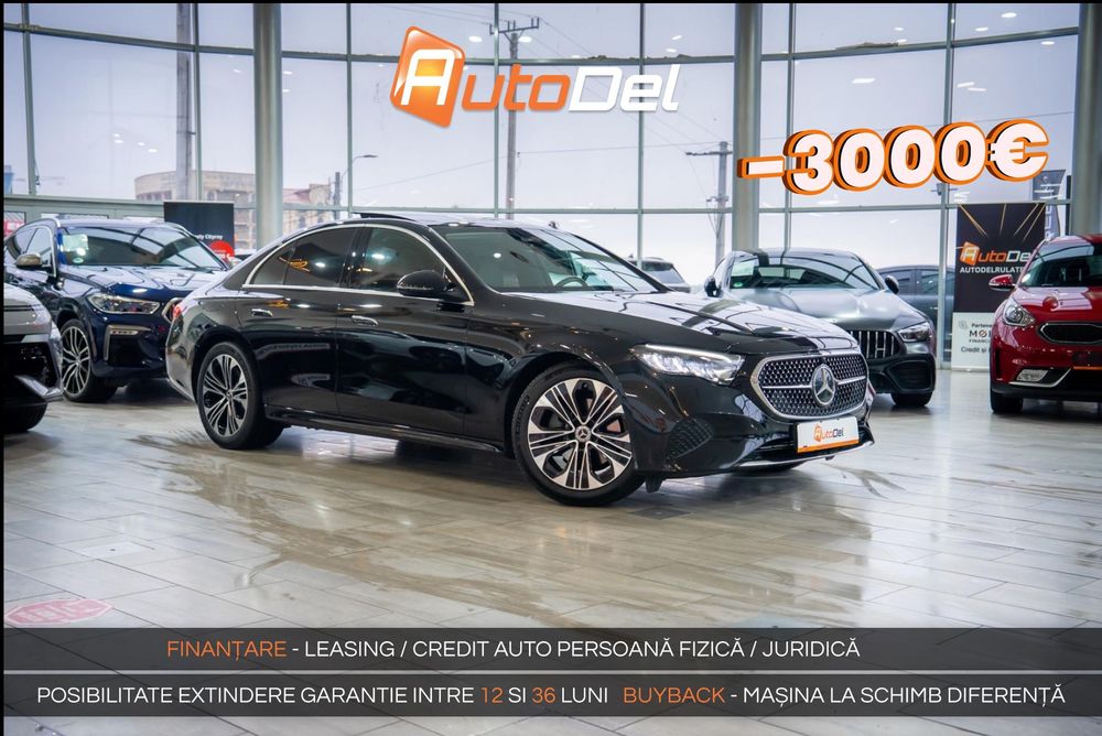 Mercedes-Benz E E-class w214 / Cameră / Panoramic / Volan încălzit / MBUX