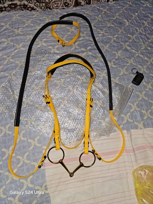 Уздечка для лошади юган jugan ot uchun pvc kojadan