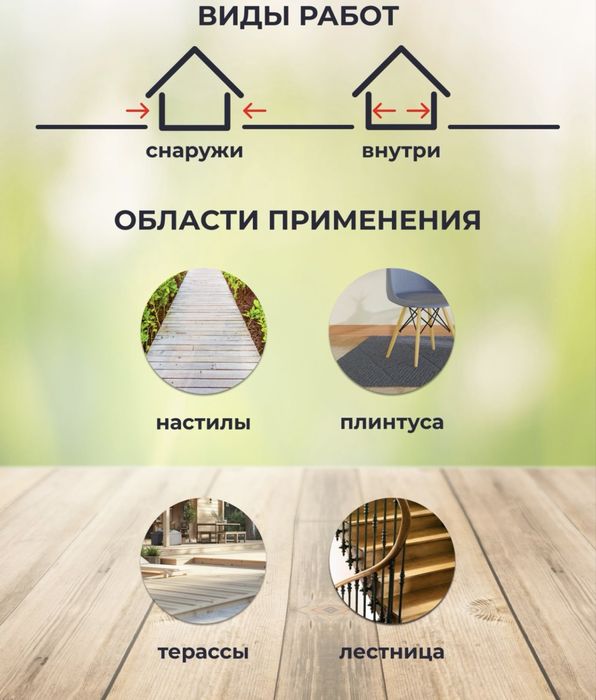 Масло /Пропитка  для Террас/Лестниц/Полов