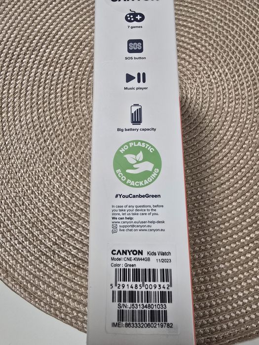 Smartwatch ceas copii Canyon KW 44