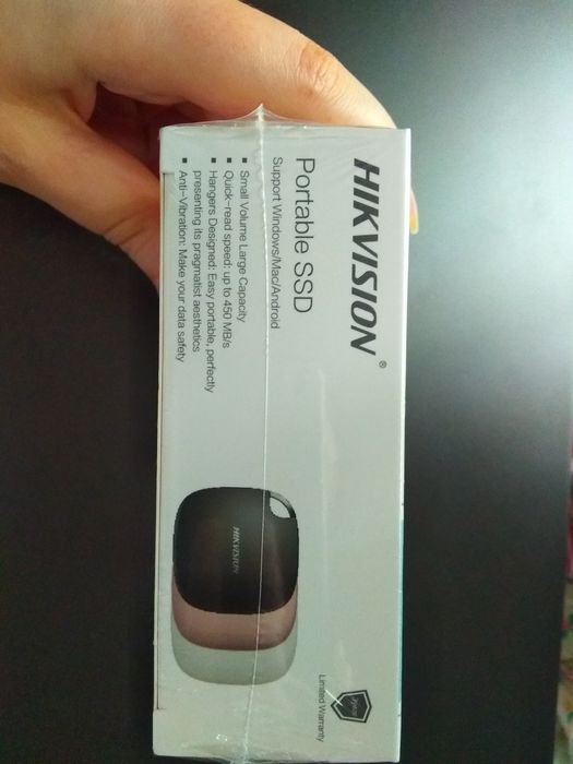 Внешний SSD накопитель 128 GB, Hikvision T100I