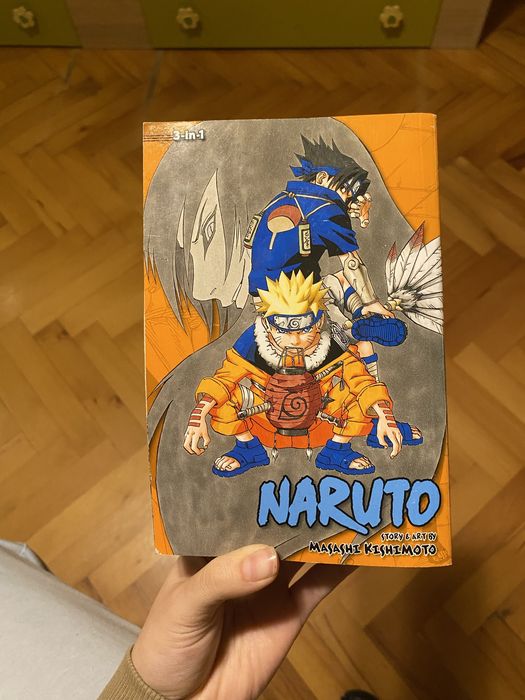 Naruto manga 3 in 1  volumes 7,8,9; 43,44,45 ;70,71,72