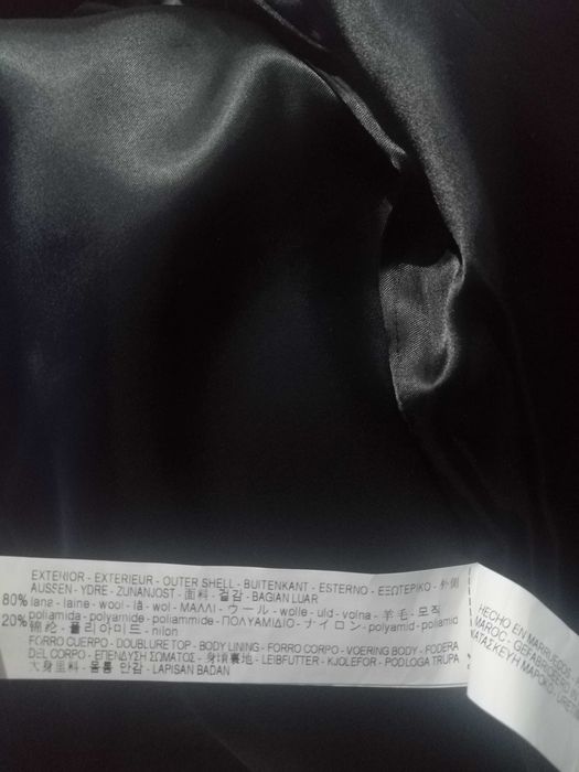 Palton bărbați Zara, L, nou cu et, gros și greu, 80% lână