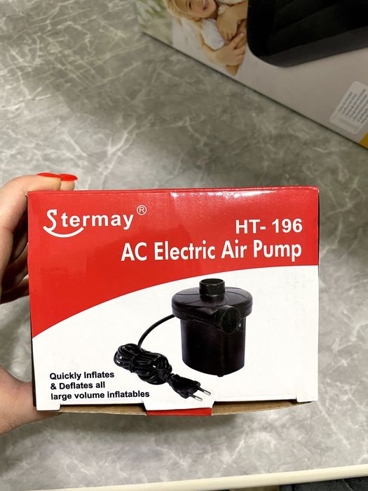 Надувной матрас Intex Dura-Beam + электрический насос