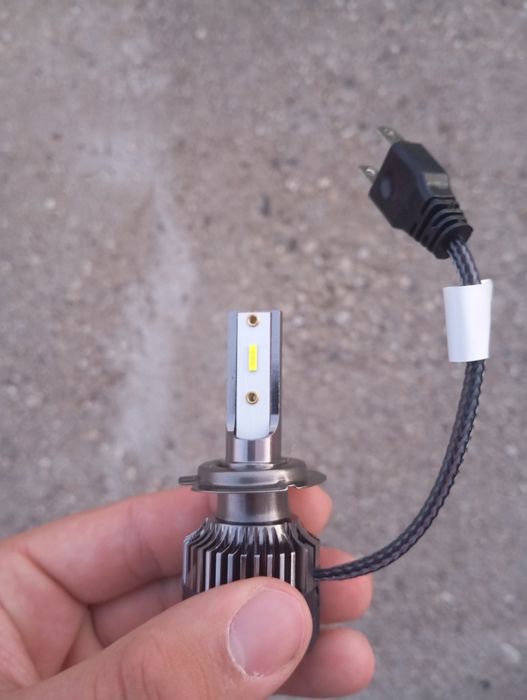 LED крушки H7 за кола – Мощни и бели (6500K), комплект 2 бр.