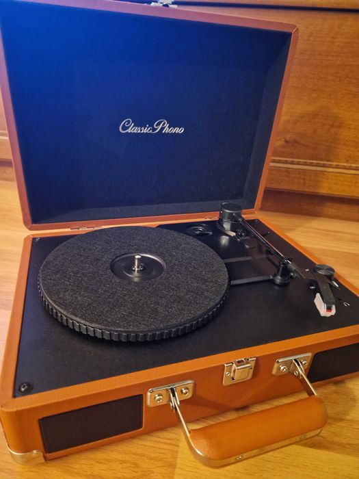 Грамофон с вградени високоговорители
високоговорители